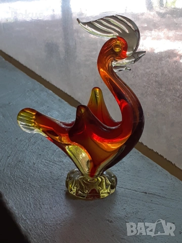 Страшно красив петел Мурано, снимка 6 - Антикварни и старинни предмети - 53456951