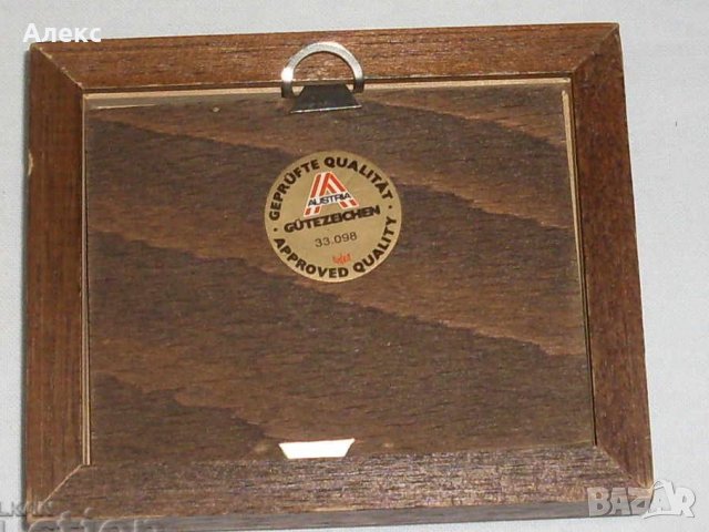 Ценна Миниатюра, Стъклопис, Австрия. Подписана!, снимка 3 - Картини - 35745739