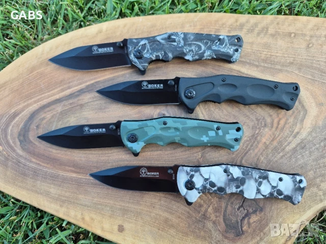 Джобен сгъваем нож BOKER 4 цвята