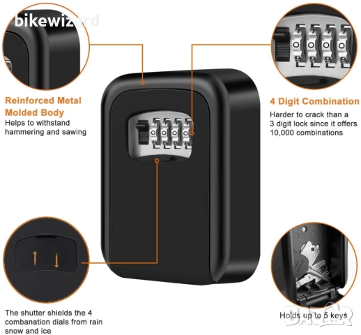 Сейф за ключове с цифров код НОВ, снимка 2 - Други стоки за дома - 51762616