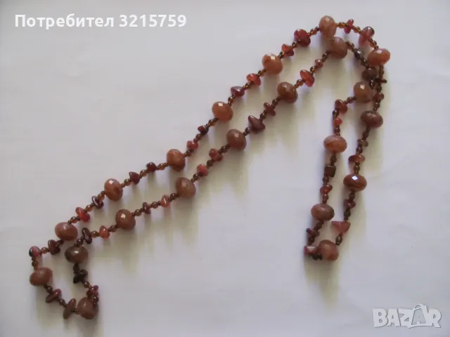 Дамско колие -естествени камъни -карнеол, снимка 1