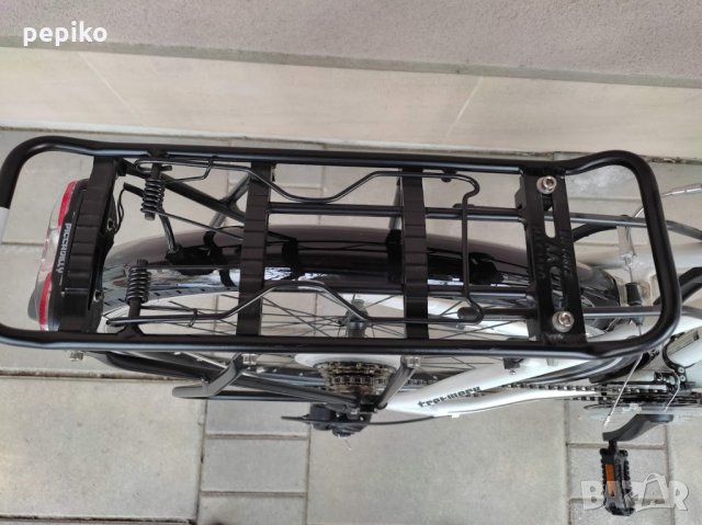 Продавам колела внос от Германия алуминиев велосипед TRETWERK SOLIS 28 цола динамо главина амортисьо, снимка 12 - Велосипеди - 35815933