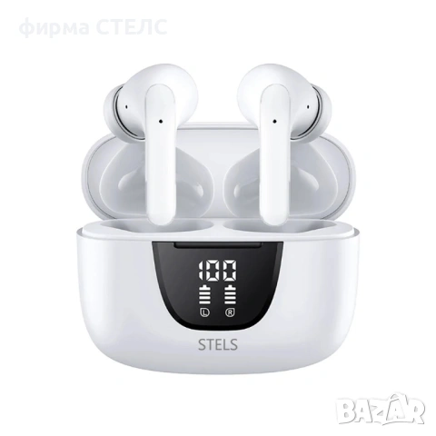 Безжични слушалки STELS S42 с ANC, LED дисплей и Водоустойчивост, снимка 2 - Слушалки, hands-free - 53071746