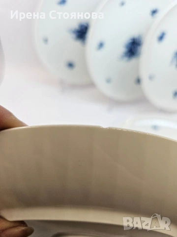 Rosenthal - Romance Rhapsody по дизайн на Bjorn Wiinblad 1961г. 6 броя чиния за основно , снимка 8 - Сервизи - 53390229