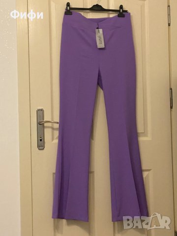 Лилав дамски панталон
