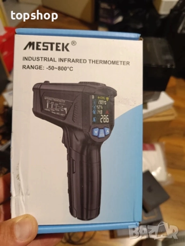 Инфрачервен термометър mestek, мпературен пистолет -40℉~2912℉, термометър, пирометър 50:1, снимка 10 - Друга електроника - 51637815