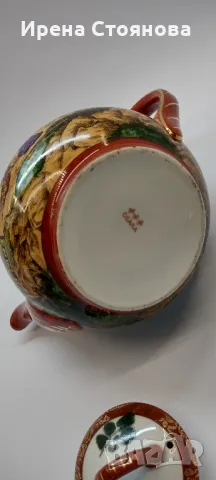 Внушително голям чайник с вместимост 1400 мл, снимка 4 - Антикварни и старинни предмети - 49378001