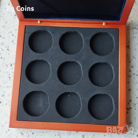 Кутия за монети , снимка 2 - Нумизматика и бонистика - 41508241