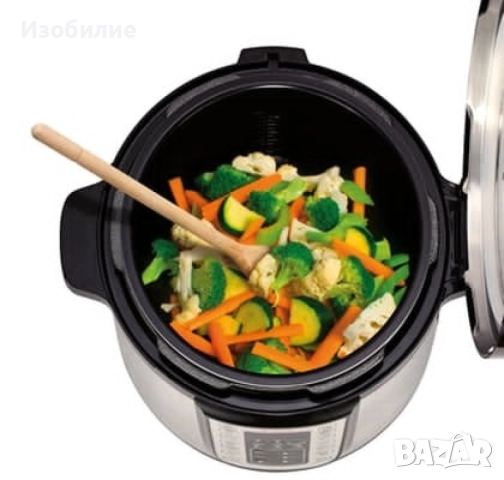 Мултифункционален уред за готвене под налягане , незаменимият мултикукър от  TEFAL CY505E30 ONE POT, снимка 3 - Мултикукъри - 52983608