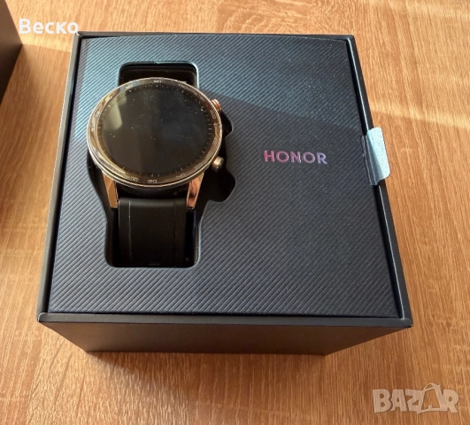 Часовник Honor MagicWatch 2 (46mm) – Отличен, комплект с 3 каишки, снимка 8 - Смарт гривни - 52424858