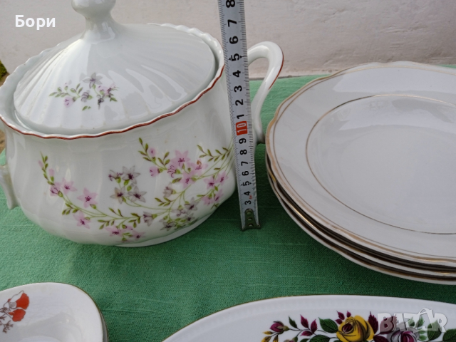 Порцелан български 20 части, снимка 10 - Чинии - 36277256
