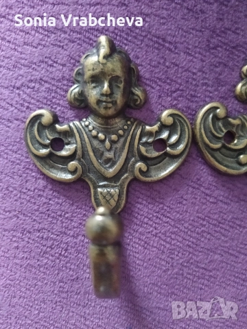 Месингови закачалки, снимка 3 - Други ценни предмети - 52909781