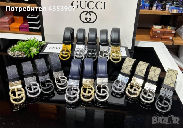  Gucci колан естествена кожа, снимка 4 - Колани - 51496094