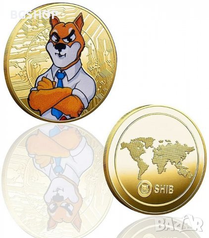 Shiba Inu The boss coin / Шиба Ину монета ( SHIB ) - Gold, снимка 1 - Нумизматика и бонистика - 38871289