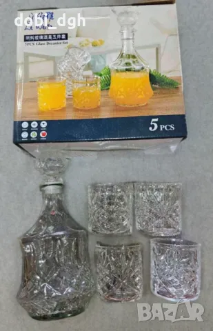 Комплект гарафа от 5 части, снимка 3 - Сервизи - 47931500