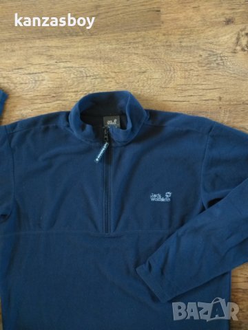jack wolfskin Men's Hart Mountain Half Zip - страхотна мъжка блуза , снимка 3 - Блузи - 39178295