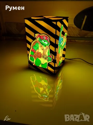 TMNT Лампа, снимка 5 - Настолни лампи - 48978807