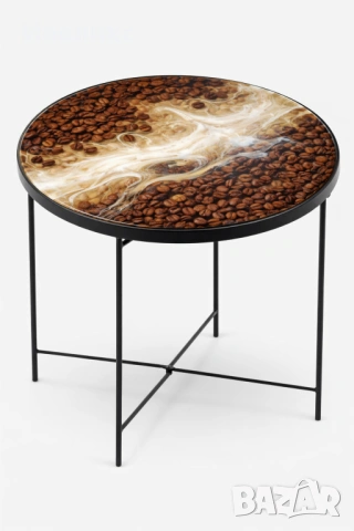 Градинска/ холна / помощна маса за кафе от епоксидна смола, снимка 8 - Маси - 53721696