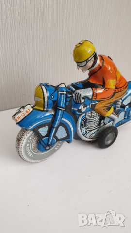 СТАРА ЛАМАРИНЕНА ИГРАЧКА МОТОР, снимка 5 - Колекции - 41696916