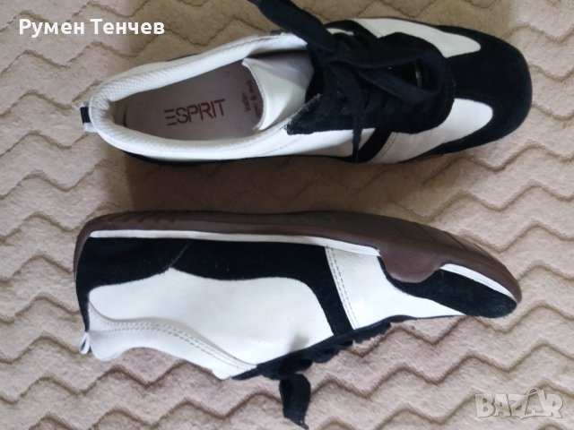 Дамски спортни обувки,, Esprit". Естествена кожа.  37 номер. Перфектно състояние. , снимка 2 - Маратонки - 42387532