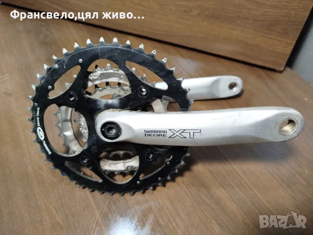 Курбел със средно движение за велосипед колело Shimano deore xt fc m 751