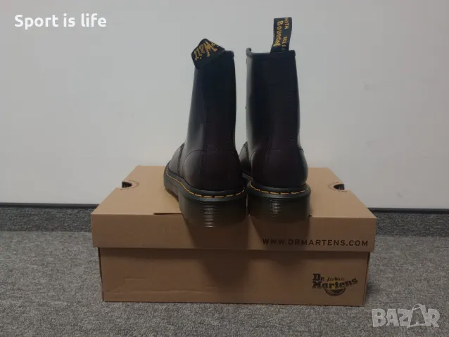 Dr. Martens Кубинки 1460 Burgundy Smooth, 37 EU, снимка 3 - Дамски боти - 47543193