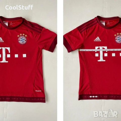 Оригинална Adidas Bayern Munchen 2011/12 Тениска Thomas Muller Размер 13-14 г, снимка 3 - Детски тениски и потници - 53847361