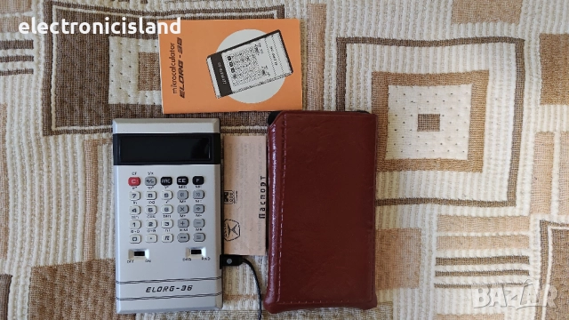 Като нов ретро Калкулатор Електроника ELORG 36 1982г. + зарядно, калъф + паспорт и инструкция, снимка 3 - Друга електроника - 51711460