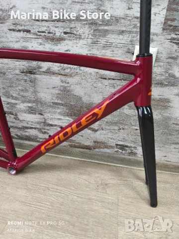 НОВА алуминиева шосейна рамка Ridley Fenix SLA Disc с дефект на боята , снимка 2 - Велосипеди - 50107215