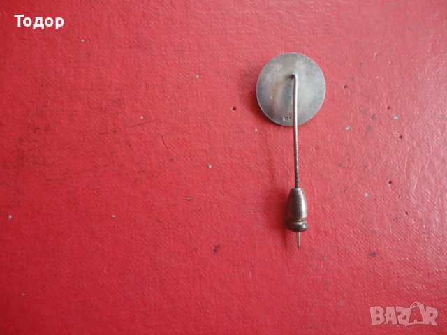 Сребърен моряшки знак значка сребро 925 емайл 2, снимка 3 - Колекции - 41654501