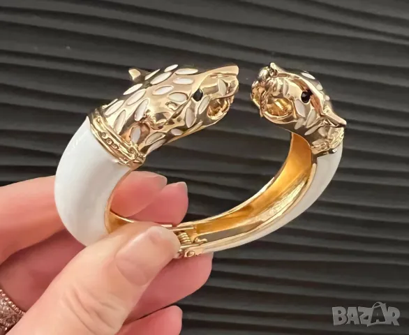 Уникална широка гривна в египетски стил, снимка 9 - Гривни - 45929240