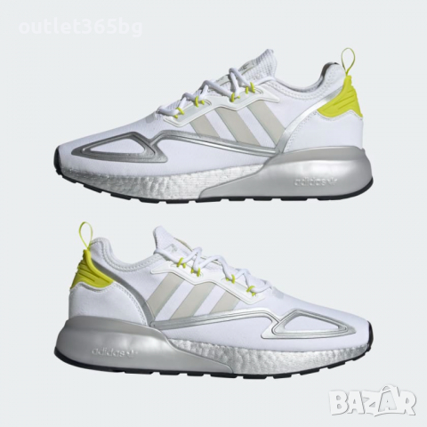 Adidas - ZX 2K Boost Shoes - White Оригинал Код 236, снимка 8 - Маратонки - 36381674