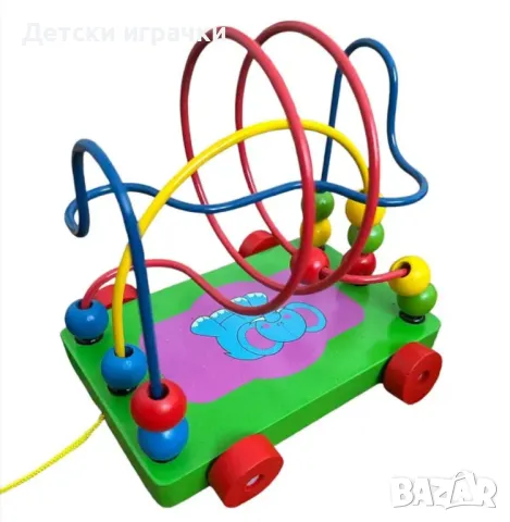 Интерактивен дървен образователен лабиринт, снимка 4 - Образователни игри - 49767990