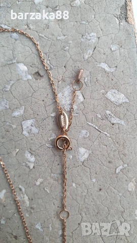 Позлатен Гердан Fossil, снимка 3 - Колиета, медальони, синджири - 53639936