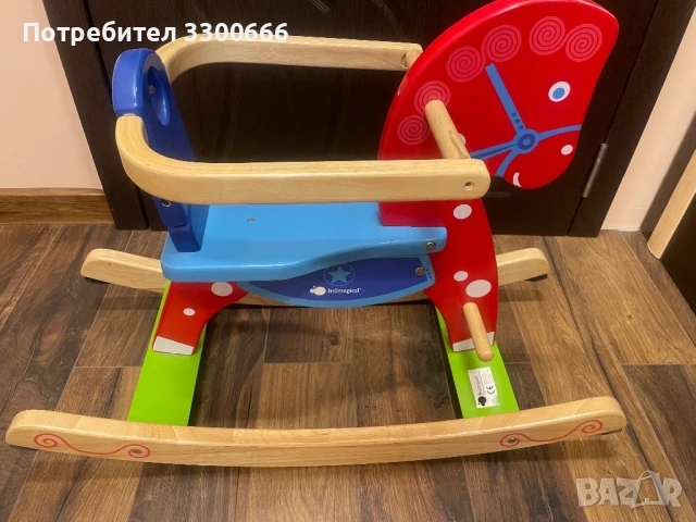 Детско дървено конче 