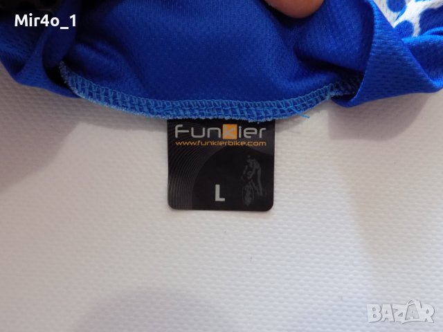 вело джърси funkier тениска елек шосейно колоездене мъжко оригинално L, снимка 7 - Спортни дрехи, екипи - 41387456
