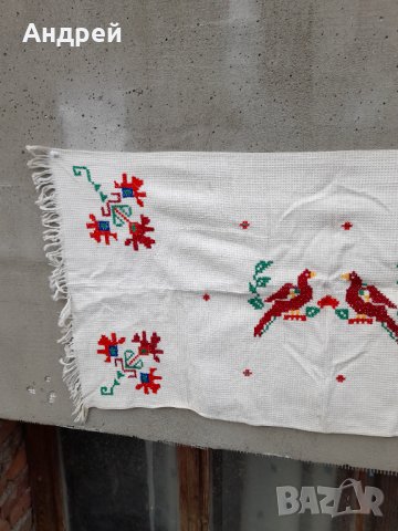 Старинен бродиран ковьор,покривка за стена #209, снимка 2 - Антикварни и старинни предмети - 39865084