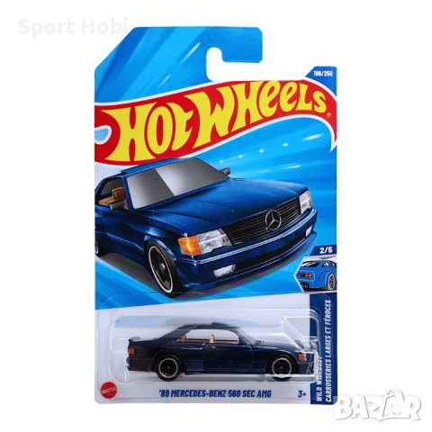 Hot Wheels '89 MERCEDES BENZ 560 SEC AMG, снимка 3 - Колекции - 52151651