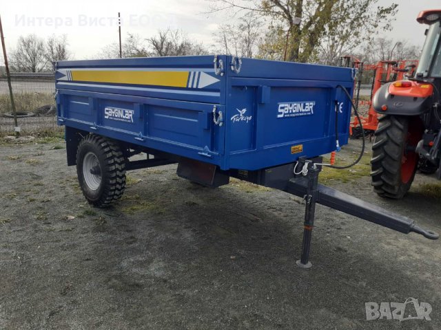 Селскостопанско ремарке едноосно 4 т, снимка 2 - Селскостопанска техника - 39000287