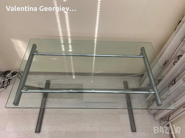 Стъклено бюро - 120/70, снимка 5 - Бюра - 53678034