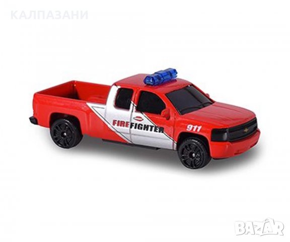 SOS Коли със звук Мажорет, 7 см., пожарна 212056002038