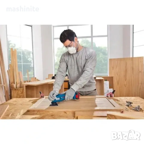 Акумулаторен мултифункционален инструмент Bosch GOP 18V-30 Solo в куфар L-boxx без батерии и зарядно, снимка 3 - Други инструменти - 50586547