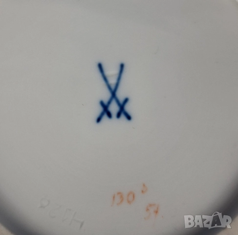 Ваза с капак - Meissen, снимка 4 - Вази - 52245823