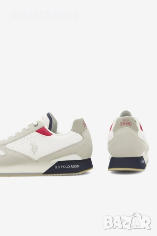U.S. POLO ASSN. БЯЛ №41,№42,№44 Оригинал Код 787, снимка 6 - Маратонки - 51896965