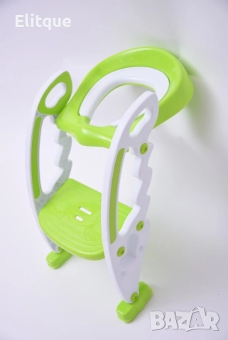 Детска седалка-адаптор за тоалетна чиния със стълба, снимка 6 - Други - 52872628