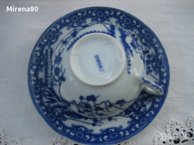 Винтидж японски сет, снимка 4 - Чаши - 53711313