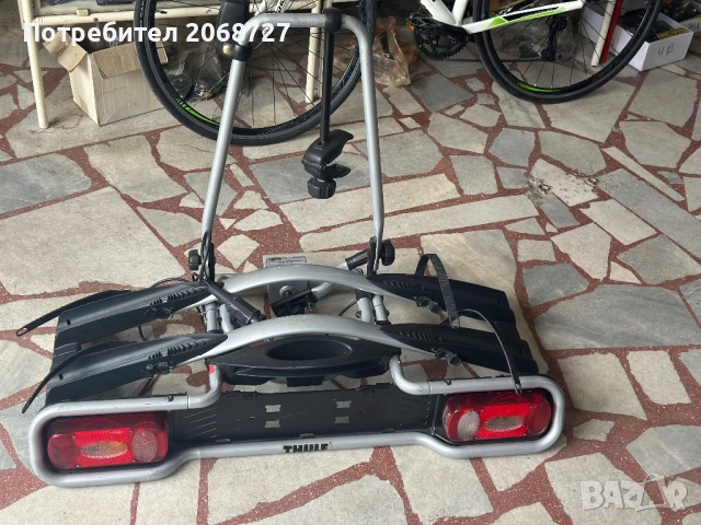 Стойка за превоз на два велосипеда върху теглич