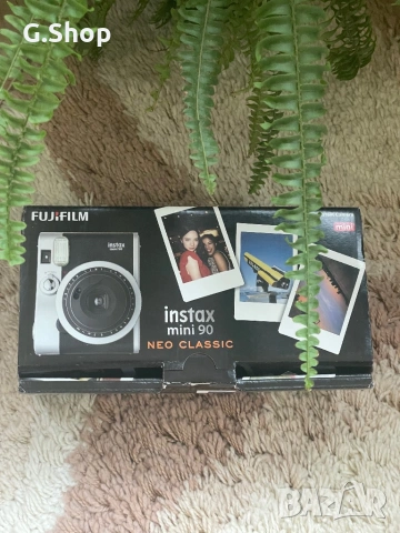 Fuji Instax mini 90 Neo Classic камера моментни снимки, снимка 2 - Камери - 53233745