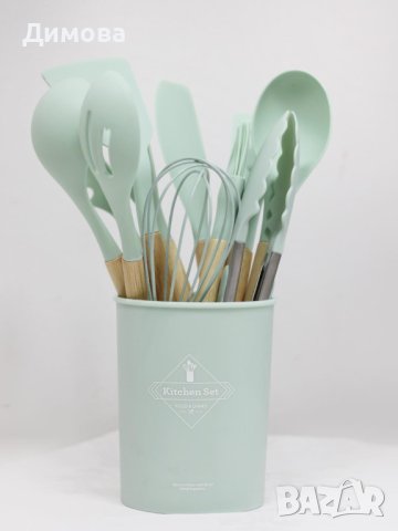К-т прибори силикон Промо цена, снимка 10 - Прибори за хранене, готвене и сервиране - 42648813
