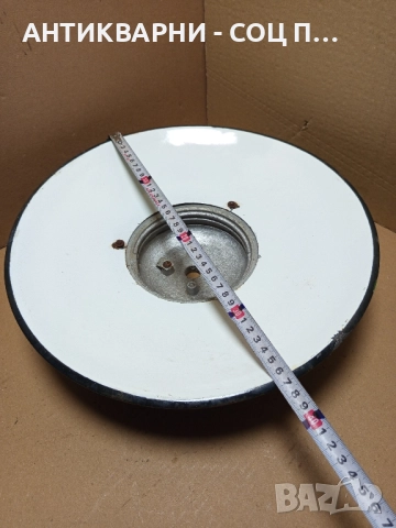 Соц Стара Емайлирана Лампа. , снимка 6 - Антикварни и старинни предмети - 51781617